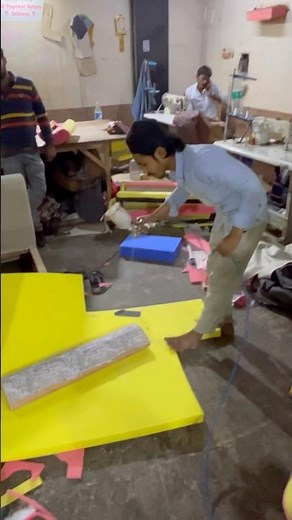 Sofa Making Process in a Factory