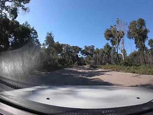 Driving to Castaways at Bulwer from the Moreton Island Adventures Micat Ferry