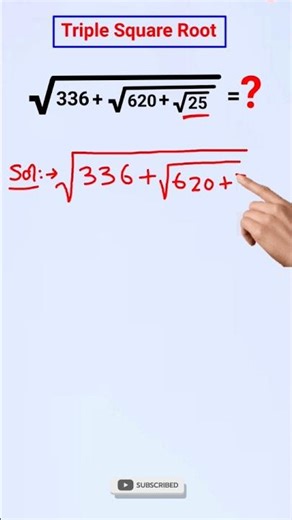 Triple Root Chain 😱🧠#Shorts #maths #education #school #viral