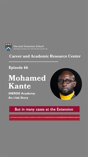 Mohamed Kante's experience with the Harvard Innovation Labs | Harvard Extension School