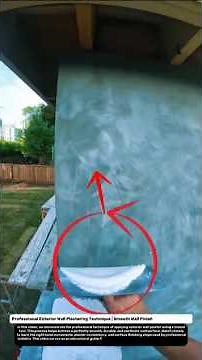 Professional Exterior Wall Plastering Technique | Smooth Wall Finish Using Trowel Tool.