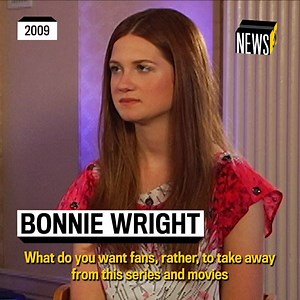 Today is Bonnie Wright's 30th birthday! Back in 2009, she spoke with us about portraying Ginny Weasley, and what she hopes people take away from the Harry Potter films. ❤️ | MTV News