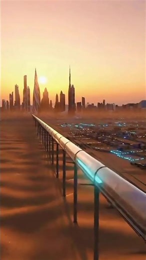 Dubai's Newest AI Futuristic Hyperloop Train Will Shock You 😲 AI Hyperloop Train 3.0 🚂