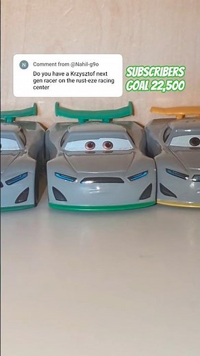 Disney Cars 3 Kryzsztof Rust-Eze Racing Center Trainee #Cars #Disney #Pixar #lightningmcqueen #toys