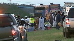 Over a dozen hospitalized after Megabus crash in Indiana
