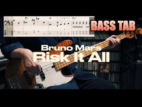 Bruno Mars - Risk It All (Bass Cover with TABS) *Get the PDF on Patreon