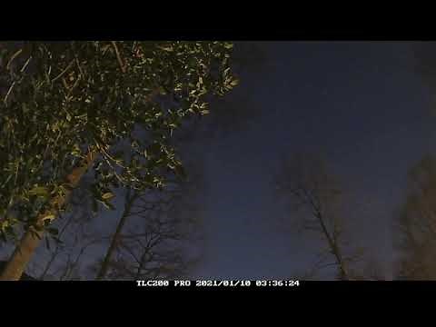 time-lapse showing big dipper 'rotating' around the north star.