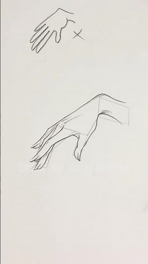 How to draw Anime hands properly #howtodraw #drawsoeasyanime #drawhand