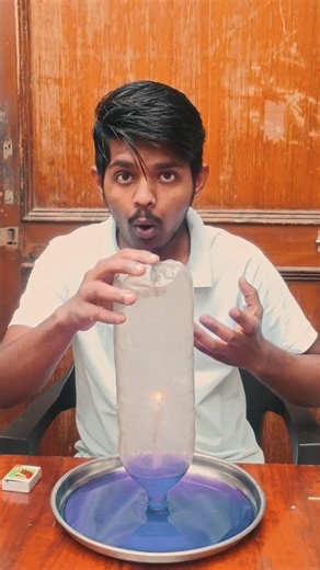 Candle water experiment ✅️ #diy #fyp #gems #shortsfeed#shorts #youtubeshorts #ytshorts #shortsvideo