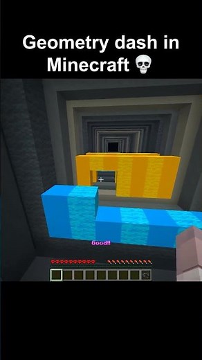 Geometry dash in Minecraft 💀