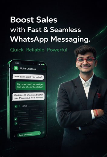 Custom replies, CTA buttons & secure broadcasting — sab ek hi tool me! Switch to Alpha Chat Box . . . #fyp #Alphachatbox #whatsapp #explore #erpsoftware | Alpha-e Barcode Solutions Pvt. Ltd.