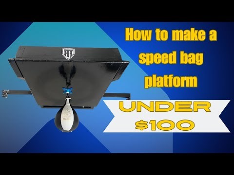 How To Build A Speed Bag Platform Under $100!