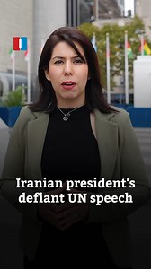 Iran’s President Masoud Pezeshkian delivered one of the most defiant speeches in years at the UN, accusing the US and Israel of “savage aggression” and holding up photos from Iran’s 12-day war. He blasted Europe’s snapback sanctions, Israel walked out, Syria made history, and Ukraine tied Iran to Russia’s wars. Negar Mojtahedi reports. | Iran International - English