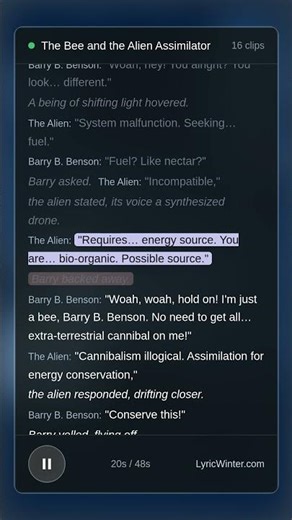 The Bee and the Alien Assimilator