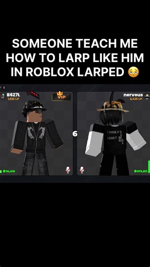 Someone teach me how to LARP like HIM in ROBLOX LARPED 🫩 #roblox #larped #larp #robux