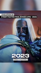 Evolution of Street Fighter Final Bosses #streetfighter #videogames #gaming #fightinggames | PlayStation Highlights
