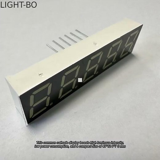 7 Segment LED Display Ultra White 5 Digit 0.39inch Common Cathode for Digital Indicator