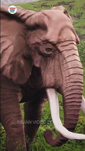 Woolly Mammoth VS African Elephant: Who Will Win the Epic Battle?? @IndianVideoZone