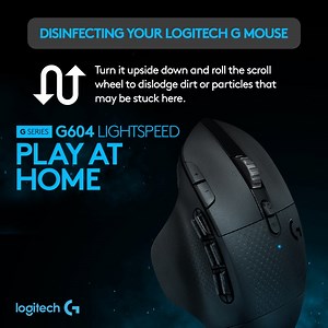 It’s not enough to keep your hands clean. You must sanitize the thing your hand always touches, your mouse. Ensure your safety when you #PlayAtHome by regularly sanitizing your gaming mouse. Follow these steps to disinfect your Logitech G mouse. | Logitech