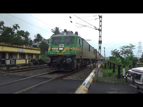 Dangerous Wag9 Monster Leads Silchar Express+ Agartala Express Furious Moving Throughout at Railgate