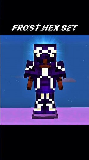 Frost Hex Set. 🤯🔥 Minecraft_Armor_Trim_Combination #minecraftguide