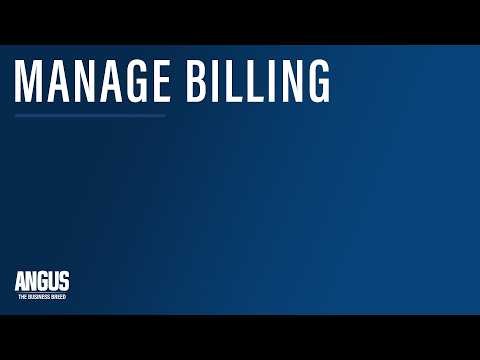 Manage Billing - AAA Login Tutorial