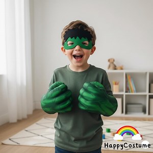 Kids Superhero Mask & Padded Gloves – Pretend Play Costume - Etsy