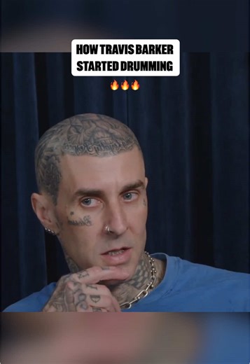 How Travis started drumming 🥁 #travisbarker #rock #punk #drummer #blink182 @Travis Barker @blink-182