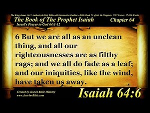 Isaiah Chapter 64 - Bible Book 23 - Holy Bible Audio Text - King James Read Along Bible