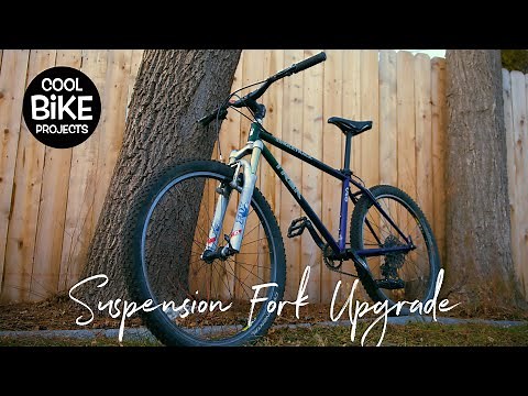 How to add a suspension fork to a mountain bike - Restomod