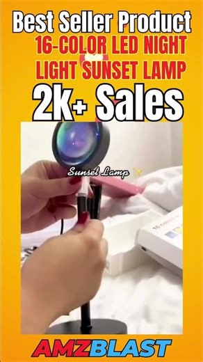 This Sunset Lamp Will Transform Your Room 🌅✨ | Aesthetic Room Hack