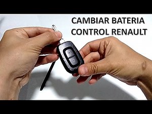 How to replace the battery of Dacia vehicle key