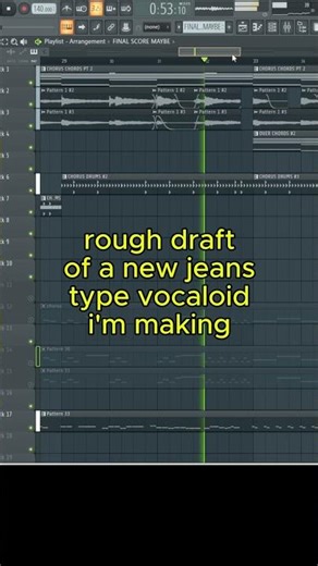 New Jeans Type Vocaloid Rough Draft