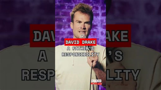 David Drake delivers a comedic take on responsibilities as a father