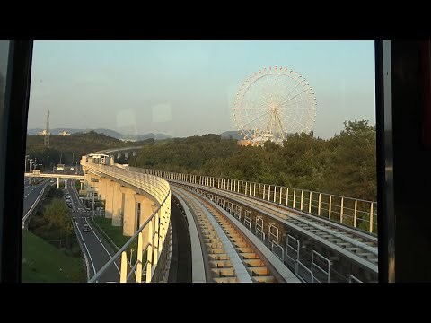 4K cab view - Linimo magnetic levitation train line Fujigaoka to Yakusa, Aichi pref, Japan