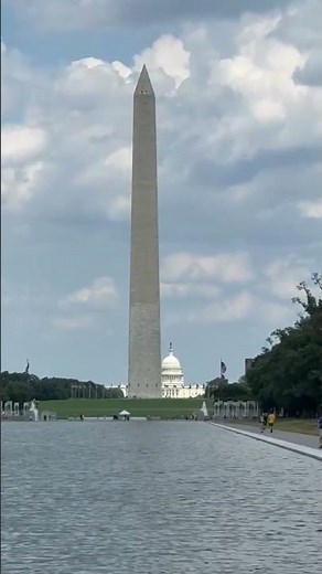 Walking the Lincoln Memorial Reflecting Pool! 🇺🇸 (Washington DC Tour) #fyp