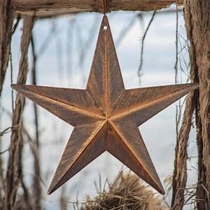Rustic Metal Barn Star Brushed Bronze Copper Tin Wall Decor Western Style - Etsy