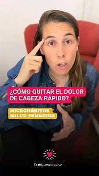 Cómo aliviar el dolor de cabeza sin medicación