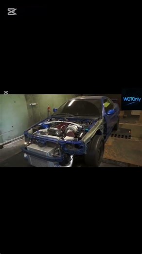 Nissan Skyline R34 GT-R – Massive Single Turbo Flames! 🔥🐉