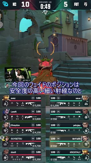 [VALORANT Commentary] A story about slow peeking when the opponent is waiting at an unfavorable a...