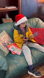 This child knows exactly what to do at Christmas and by the way we’re giving away all our books since the new owners will not have a used bookstore anymore, so come do your Christmas shopping, which is free and should help with your Christmas budget!💋🎄❤️🎄⭕️❌👍🏼 | Gandy Dancer Mercantile