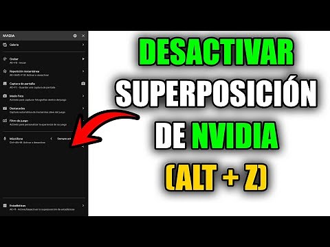 ❌ Cómo Desactivar Overlay NVIDIA GeForce | Quitar ALT + Z Fácil