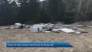 Illegal dump site near Apex has some local fuming