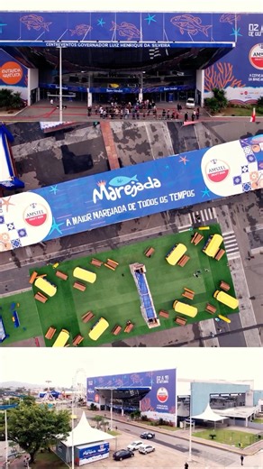 Marejada Itajaí | Conheça todos os ângulos da Maior Marejada de Todos os Tempos! 🤩 #pratodosverem: Vídeo de 44 segundos capturado por drone mostrando vista... | Instagram