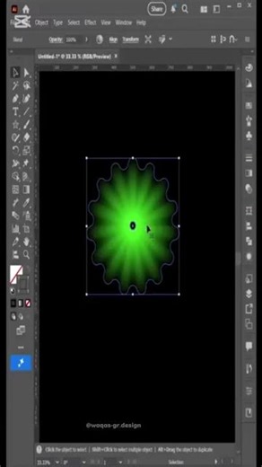 Amazing Radial Flower Design in Adobe Illustrator | Rotate Tool Tutorial