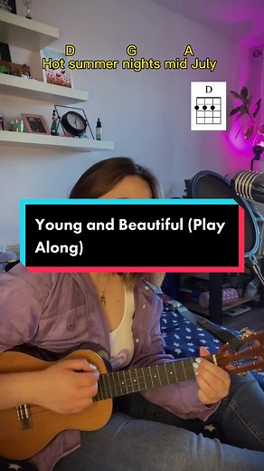 Lana Del Rey Ukulele Play Along: Young and Beautiful
