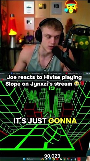 Joe reacts to Hivise playing Slope on Jynxzi’s stream 😭🌹