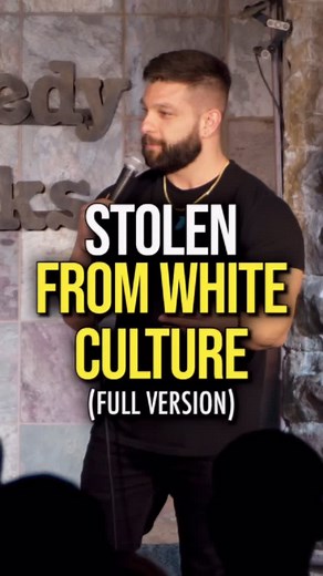 Nick Simmons on Instagram: "Here’s the full first half of the stealing from white culture joke. Can we agree our music is catchy? #standup #standupcomedy #race #comedy #instareels #comedyreels #jokes #fyp"