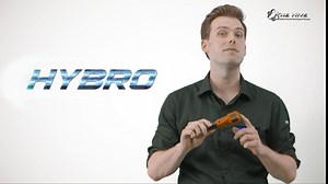 HYBRO Rechargeable Cordless 3.6V Screwdriver Set, Electric and Manual Battery Powered Professional and Home Improvement Tool - Max 10N.m Torque, 4pcs Magnetic Bits, USB Charge, LED Light - H300Q (Red)