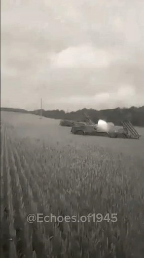 The Firestorm: WW2 Footage of Artillery Barrage on the Eastern Front